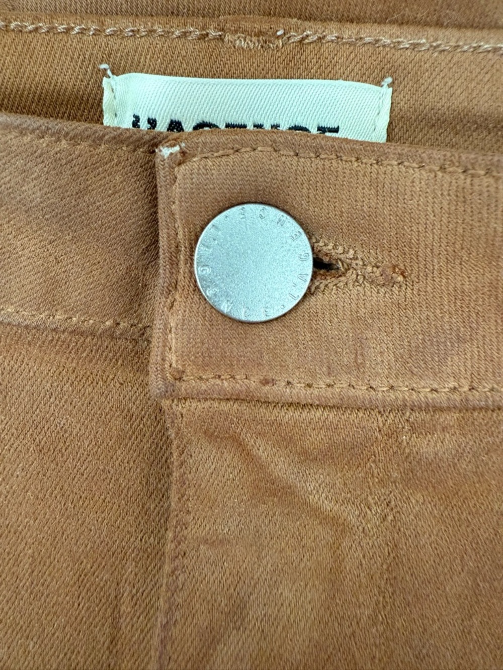 L’AGENCE Kendra High Rise Flare Cropped Jean in Java Coated Size 29 - Picture 3 of 6